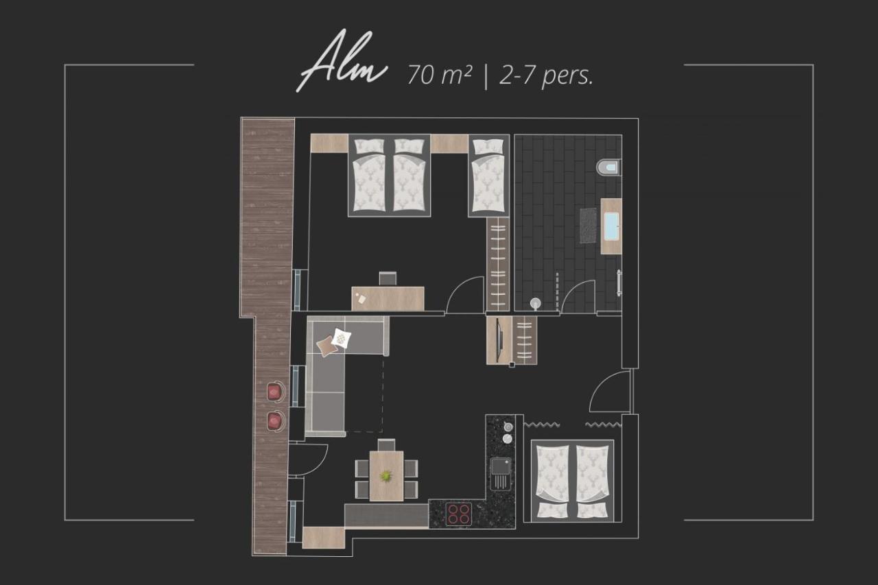 Апартаменты Tischlerhof Alpine Living Сан-Джакомо Экстерьер фото